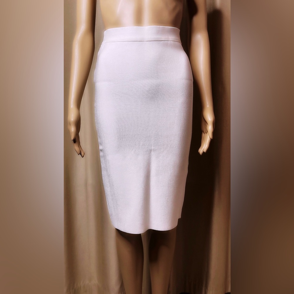 White Bandage Pencil Skirt